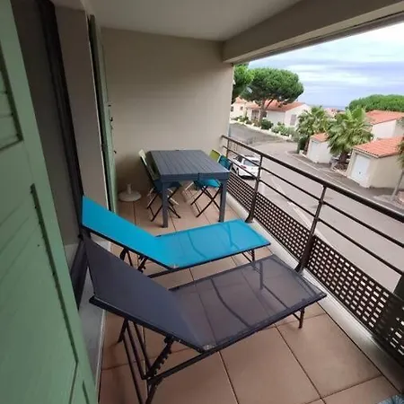 T2 2/6 P Clim Vue Mer Piscine Parking Prive Tout A Pied Collioure Exterior photo