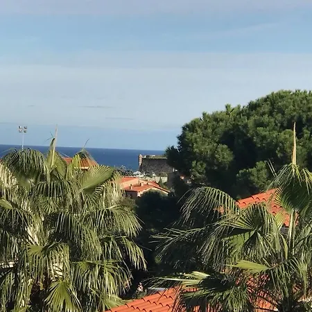 T2 2/6 P Clim Vue Mer Piscine Parking Prive Tout A Pied Collioure Exterior photo